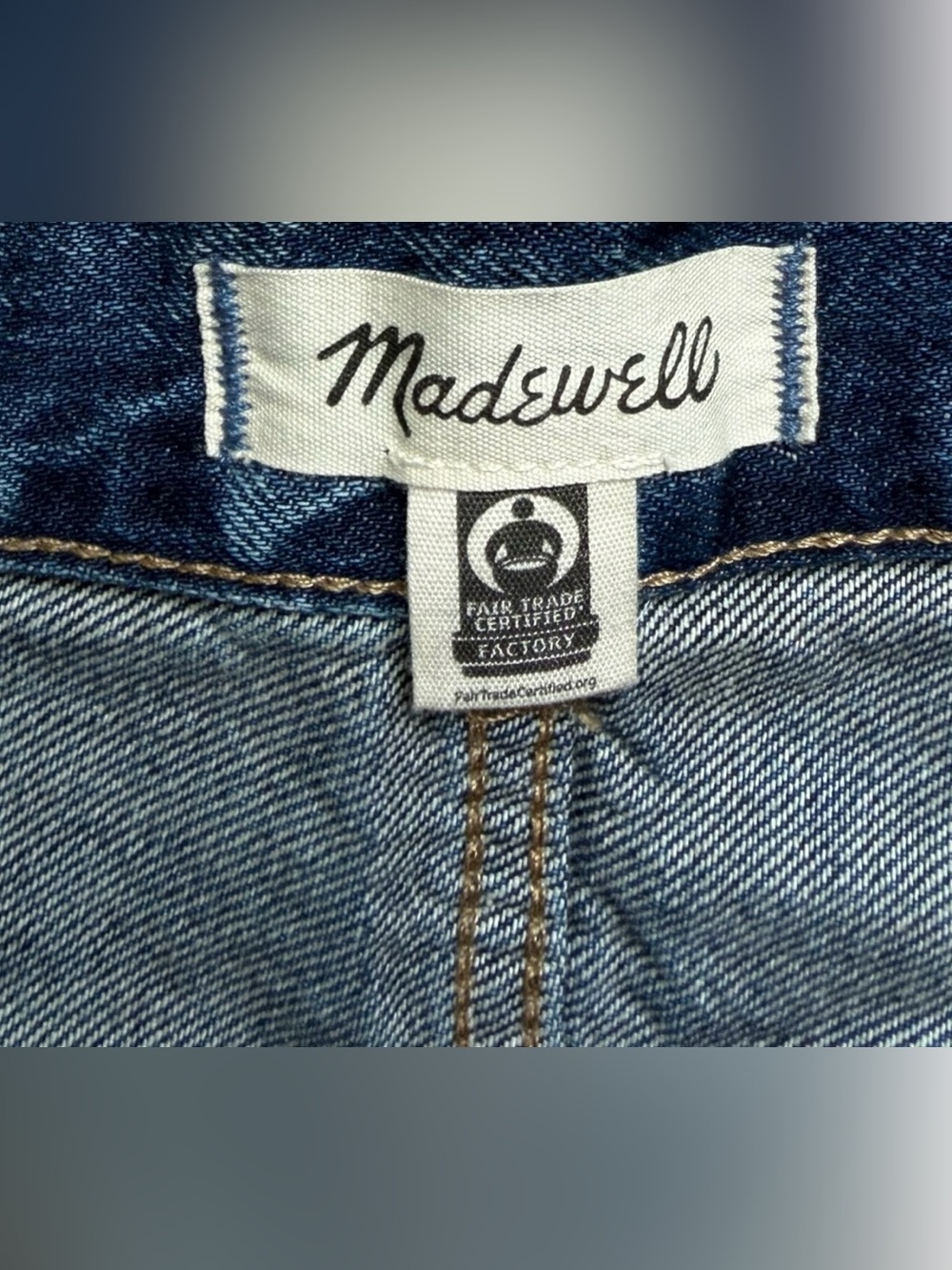 Madewell Women’s Superwide Leg Jeans Size 29 Blue Rigid Denim High Rise NWOT - Picture 2 of 8